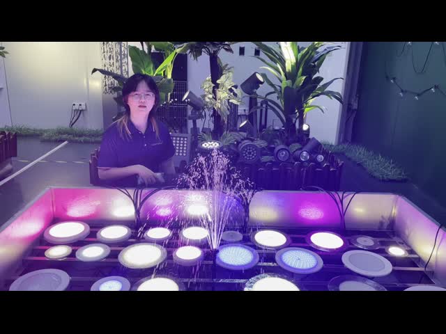 42W 12VAC 潜水池 LEDライト IP68 壁掛け RGB LED プールライト