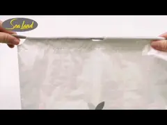 Bolsa de regalo con cuerda de dibujo animado impermeable CPE PE congelada Bolsa de embalaje de ropa personalizada ecológica