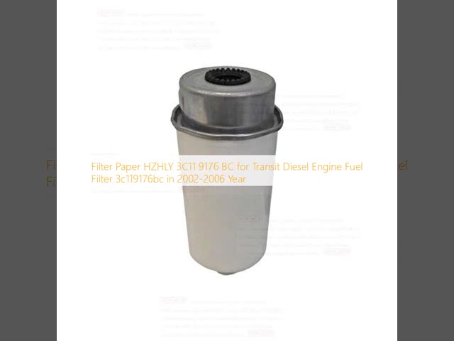 フィルター紙 HZHLY 3C11 9176 BC トランジット用 ディーゼルエンジン燃料フィルター 3c119176bc 2002-2006年
