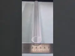 Sapphire Optical Glass Tube 99.999% Al2O3 High Hardness 9.0 Polished Customized Size