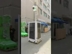 China Green Environmental Protection Solar Power Mobile Led Display Screen Trailer For Cultural Square supplier