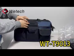 Tas Alat Roll Up Yang Nyaman Kantong Alat Roll Up Hitam Kapasitas Menengah