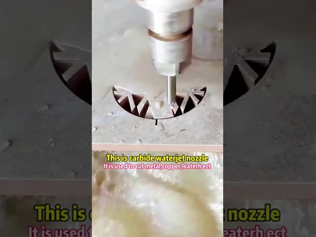 Bocal de corte Waterjet do carboneto cimentado do tungstênio que corta a borracha