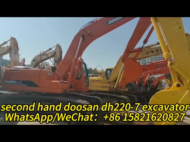 中古 ドーサン DH220LC-7 掘削機 22 トン 高機動性 中古 ドーサン 掘削機