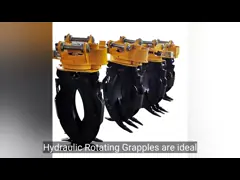 China ODM Hydraulic Wood Log Grab Excavator Attachment 12ton-18ton supplier