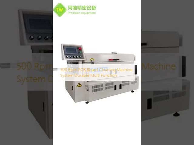 Máquina de limpeza de placas de PCB de 500 RPM Sistema de máquina de limpeza de placas de PCB Multifunção durável
