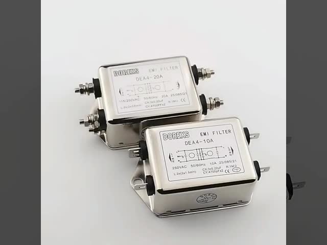 DEA4 Fornecimento de energia AC de fase única Filtro EMI 220VAC 3A/6A/10A/20A Bom efeito de supressão