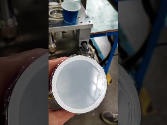 デスクトップカップ密封機 完全自動 スペース節約 定番密封直径
