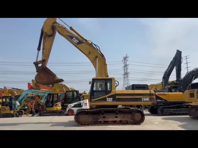 Super Cool Equipment Used Excavator Caterpillar 330bl Excavator video