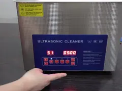 Stainless Steel 2L Ultrasonic Cleaner Dual-Freq Pro for Jewelry Glasses Tools Electronics 17.5*16.5*23cm Digital Timer