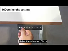Modern Electric Standing Desk Wood Height Adjustable Standing Desk