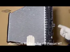 OE NO.3BD121251C パサット オートパーツ アルミニウムラジエーター VW SAIC VOLKSWAGEN MT 3BD121251B video