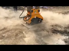 Υδραυλικός Vibro εδαφολογικός συμπιεστής πιάτων για το μίνι εκσκαφέα Doosan DX55 DX60