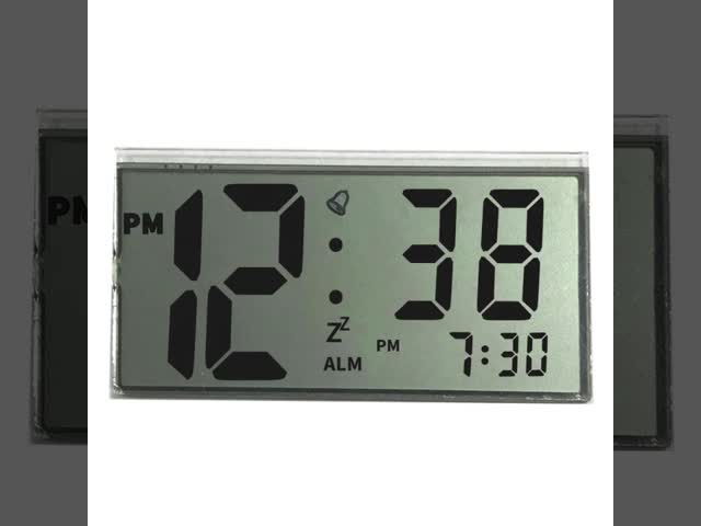 Transmissive Custom Segment LCD Display Module HTN Characters For Electronic Meter