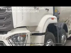 Sinotruk Howo Concrete Mixer Truck 20CBM 6 X 4 Euro 2 380Hp Construction