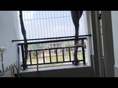 Drahtseil-Balkon-unsichtbarer Grill-diebstahlsichere Funktion des Edelstahl-316