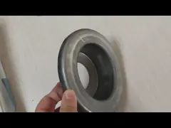 Turnup Tkii Steel Conveyor Rollers Bearing Housing With Two Labyrinth Seals 
