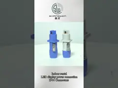 Blue Power Wire Connectors Công nghiệp Powercon Plug Wiring Harness
