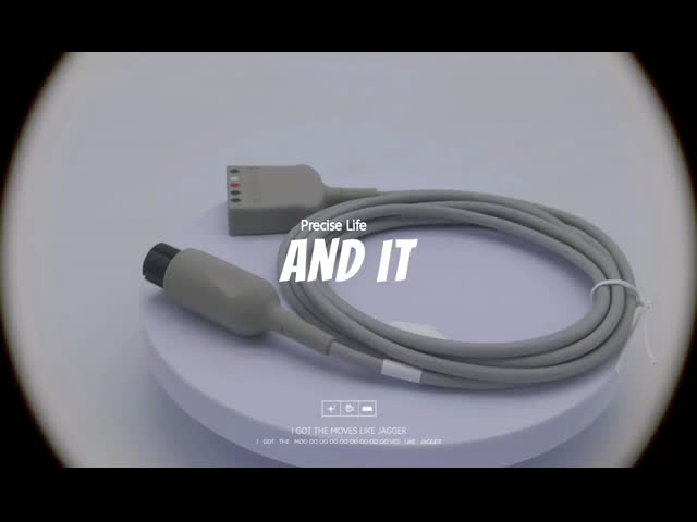 Drager 2606496 ECG trunk cable 5-lead IEC/AH colour code for Vista-120 monitor
