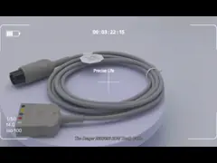 دراجر 2606496 كابل القلب الكهربائي الخمسة إشارات IEC / AH رمز لون لمراقب Vista-120