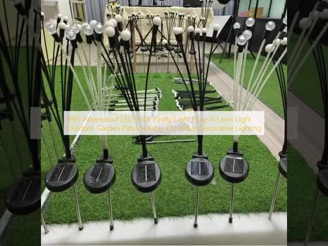 IP65 防水LED 太陽光灯 プラグイン 芝生 屋外 庭 庭 休日 クリスマス 装飾 照明