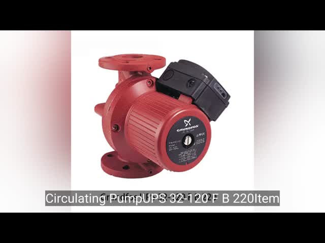 グランドフォス UPS 32-120 F B 220 熱水循環のための腐食耐性ブロンズポンプキャッシングを備えた熱水循環のための3速循環ポンプ