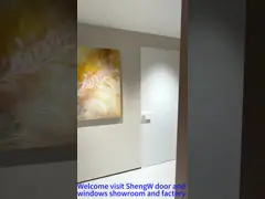 CE Corrosion Resistant Aluminum Entrance Door Hotel Aluminum Store Front Doors