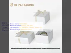 Boîte de bijoux personnalisée de luxe Boîte d'emballage de bijoux en carton Boîte noire personnalisée Boîte cadeau Montres Anneaux Boucles d'oreilles