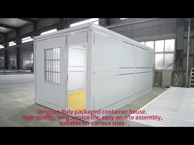 EPSサンドイッチ パネルのプレハブの容器の家のプレハブの建物の鋼鉄プレハブの家