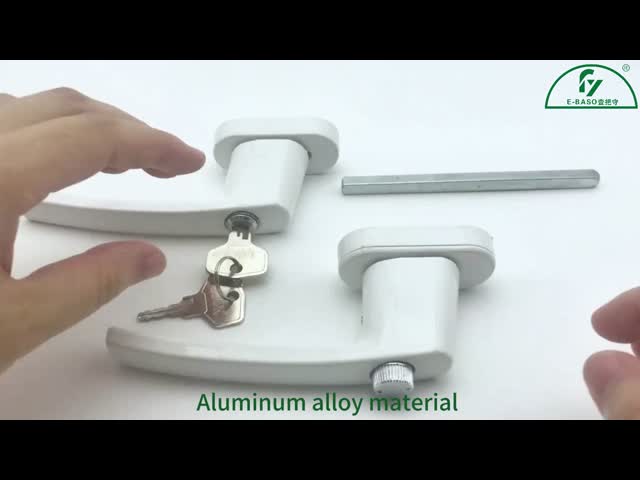 耐着性 スライジング ドアと窓 ハンドル キーロック シンプルな設置