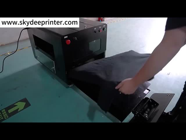 20-28 Work Environment DTG Printer With 4 Printer Heads And 2-3mm Jet Force