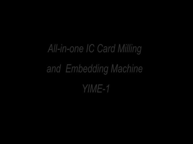 PLCサーボシステム制御モード ISO CR80 / IEC7810 カードフライリングと埋め込みマシン YIME-1