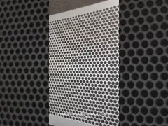 Fogli di metallo perforato anodizzato su misura
