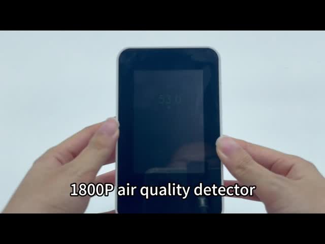 WiFi接続室内 AQIモニター IAQコントローラ 直感的なタッチインターフェース
