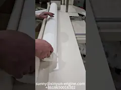 China Nice Design Dot To Dot Lamination Embossing Kitchen Towel Paper Rewinding Machine supplier