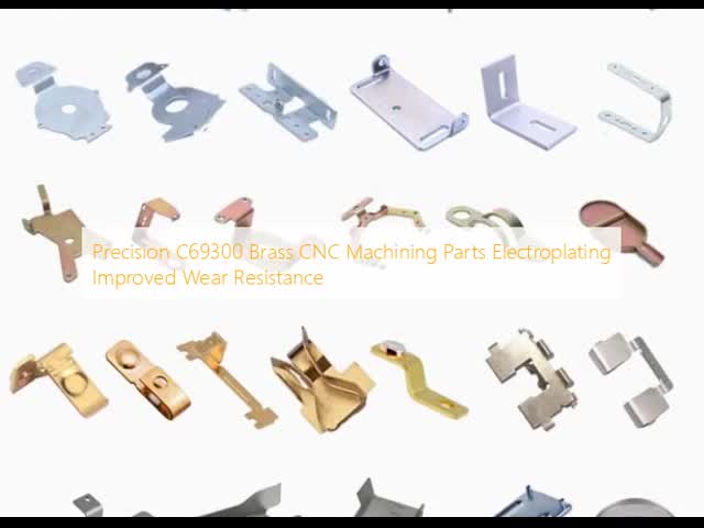 Прецизия C69300 латунь CNC обработка деталей Электропластика Улучшенная стойкость к износу