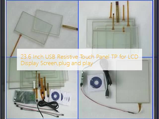 23.6 インチ USB のプラグ アンド プレイ LCD の表示画面のための抵抗接触パネル TP