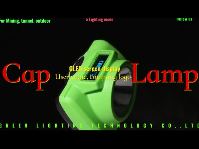 480mA Rechargeable Mining Cap Lamps