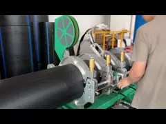 230v半自動Hdpeの管のバット融接機械Iso video