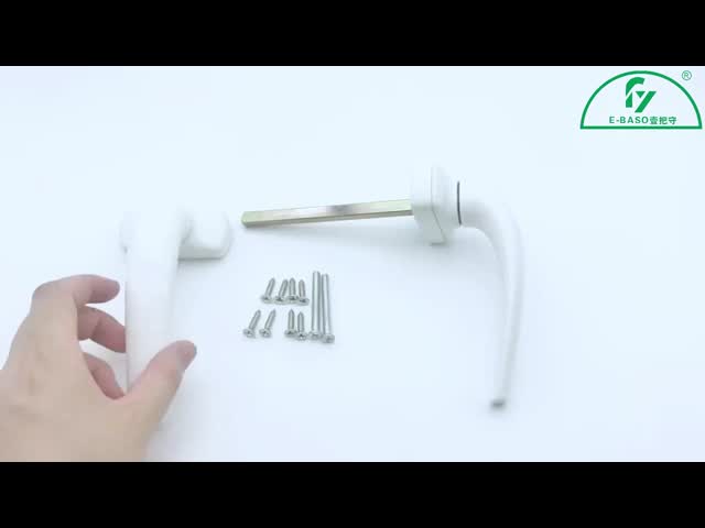 ホワイト ドア ウィンドウ 双面 ハンドル モダン デザイン アルミ合金 材料
