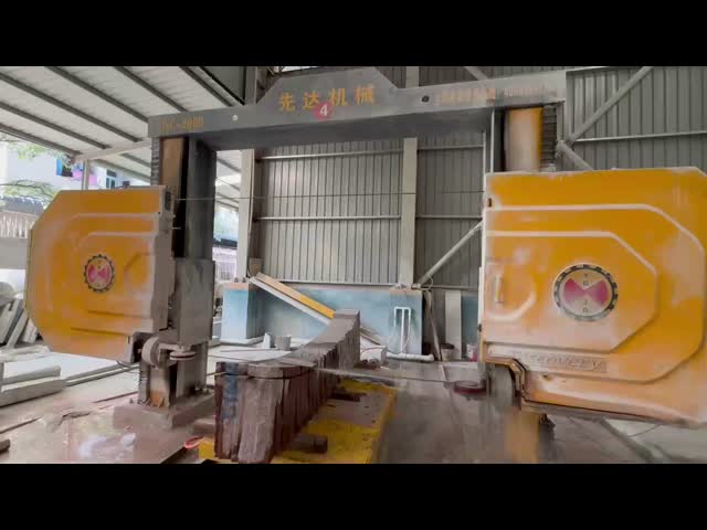 CNC Diamond Wire Saw Machine with 20-40m/h Speed 380V 50Hz for High Efficiency Cutting video