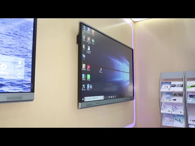 iBoard Factory Android 14 8+128G インタラクティブなフラットパネル 高コントラスト 1200:1 カーソール速度 100 ドット/S 20 タッチポイント スクリーンシェア インタラクティブなホワイトボードに対応