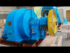 Turbina de agua de alta cabeza de acero y acero inoxidable con 50 años de vida útil