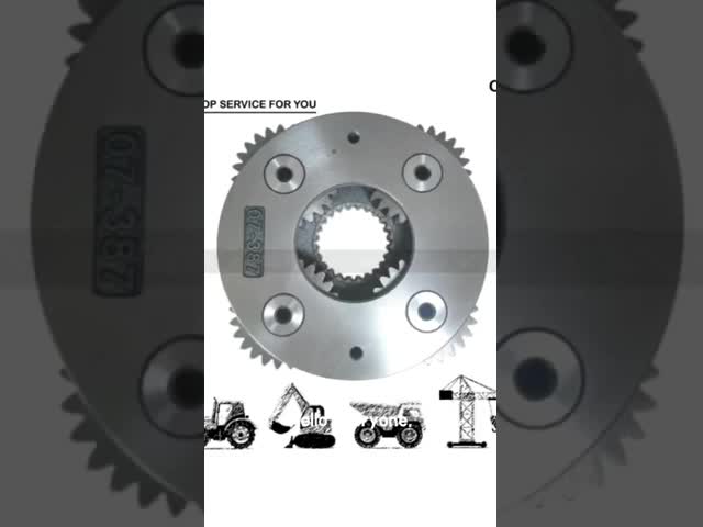 Maillage d'engrenages lourd SY135C Swing de l'excavatrice à 2 étages Assy pour une installation simple et rapide vidéo