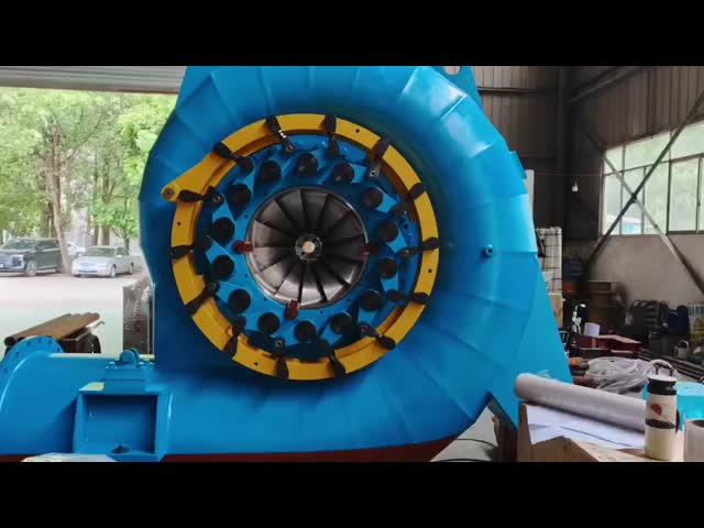 Tempo longo de Mini Pelton Turbine Generator/gerador hidroelétrico do central elétrica