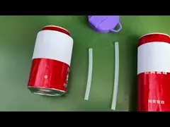 4 Pack Silicone Soda Can Dekkers Met Stro, Soda Can Covers Met Silicone Stro BPA-vrij Herbruikbaar Voor Fits Standard Voor ingeblikte dranken, bier, sap, Seltzer