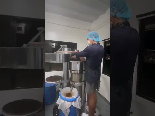 Máquina industrial pequena 8.5kg da imprensa de óleo do óleo de sésamo da manteiga de cacau/capacidade do grupo