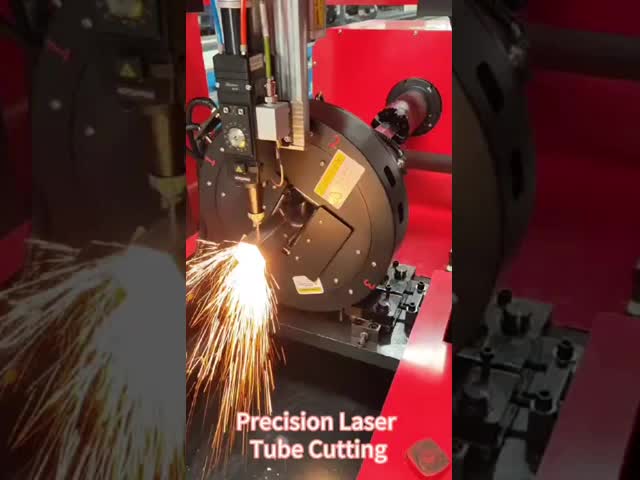 1.5kw-6kw Tube Fiber Laser Cutting Machine Channel Steel Angle Steels