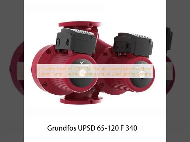 グランドフォス Upsd 40-120 F 250 暖房・エアコン用三速ポンプの双頭型