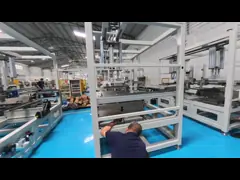 China Stable Performance Aluminum Radiator Core Assembly Machine Adjustable Running Speed supplier